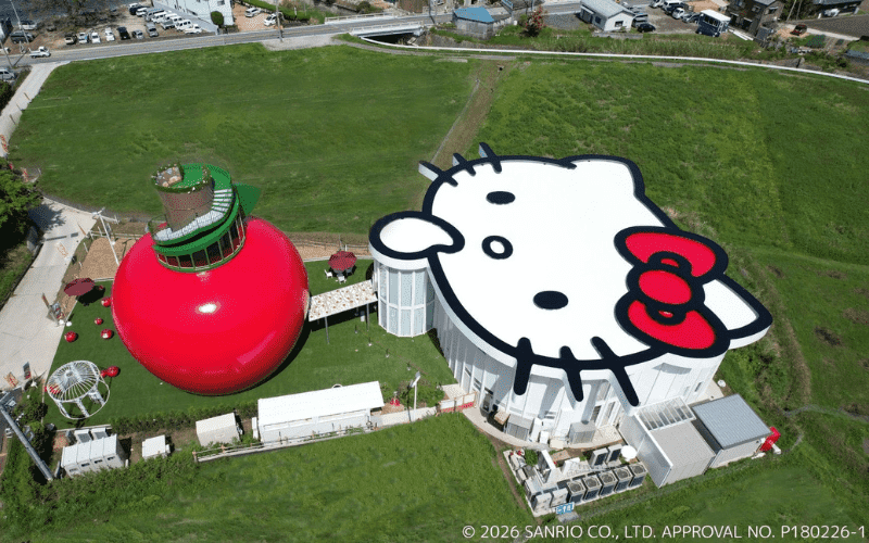 「AWAJI HELLO KITTY　APPLE LAND」　直行バスセット券